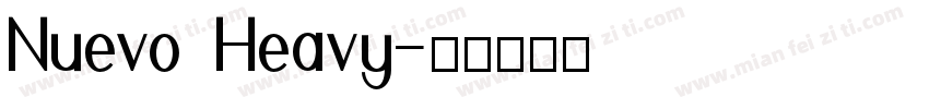 Nuevo Heavy字体转换